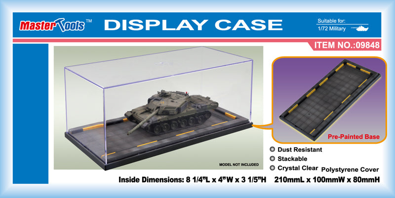 DISPLAY CASE FOR 1:72 MILITARY