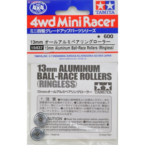 13mm Aluminum Ball-Race Rollers (Ringless) – Lil's Hobby Center