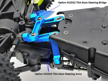 RC TD4 ALUM STEERING ARMS