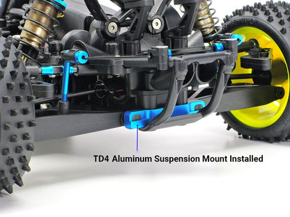 RC TD4 ALUM REAR SUS MOUNT