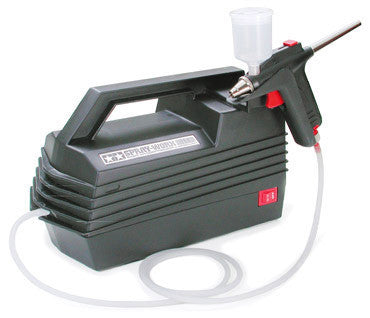 Spray-Work Basic Air Compressor w/ Airbrush