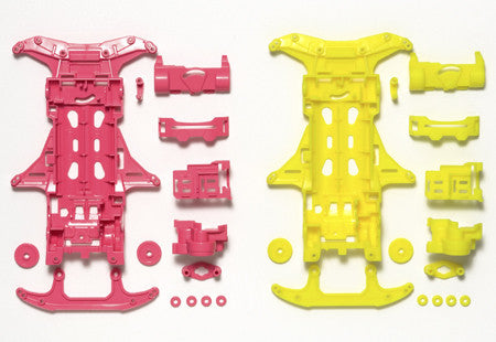 VS Fluorescent-Color Chassis Set (Pink/Yellow) – Lil's Hobby Center